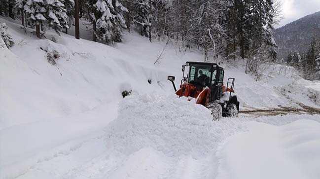 Kastamonu'da 77 ky yolu ulama kapand