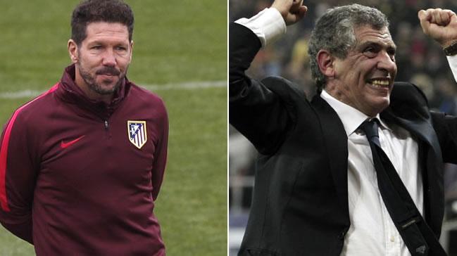 Yln teknik direktrleri Simeone ve Santos