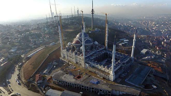 amlca Camii havadan grntlendi