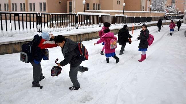 Ankara'da okullar tatil edildi