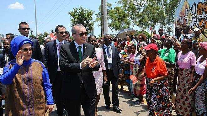 Cumhurbakan Erdoan Afrika'da 23 lkeyi ziyaret etti