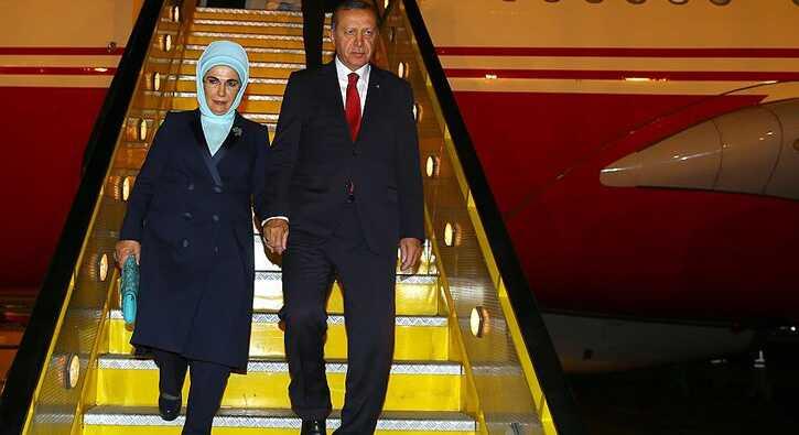 Cumhurbakan Erdoan, Medine'ye geldi