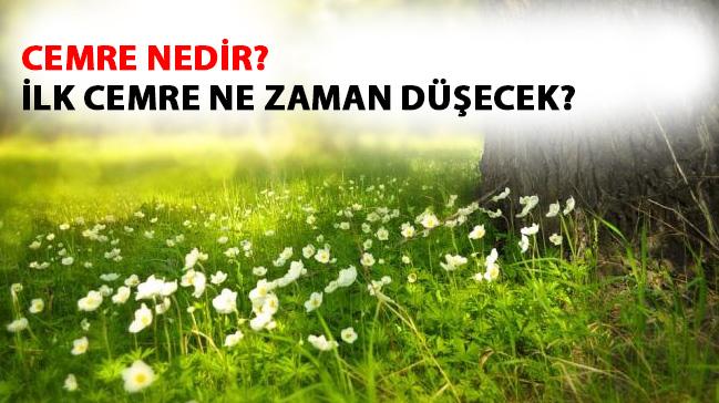 Cemre nedir ilk cemreler ne zaman hangi tarihte dyor 