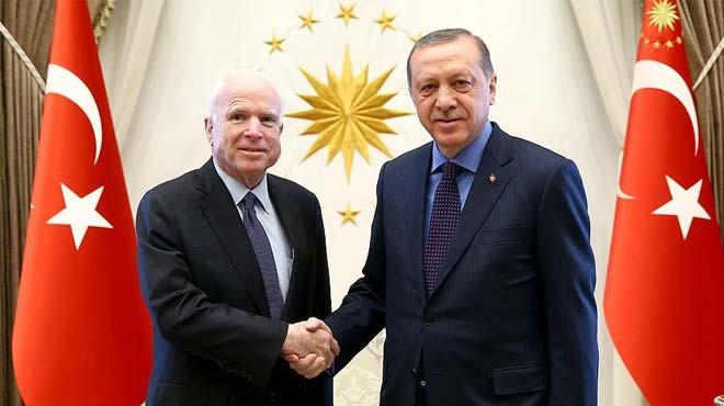 Cumhurbakan Erdoan, ABD'nin Arizona Senatr McCain'i kabul etti