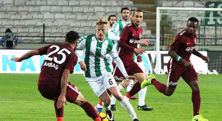 Atiker Konyaspor ile Trabzonspor 1-1 berabere kald