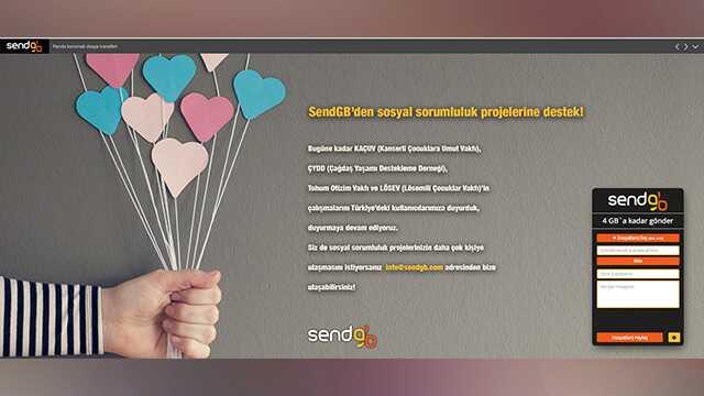 SendGB.comdan sosyal sorumluluk projelerine destek