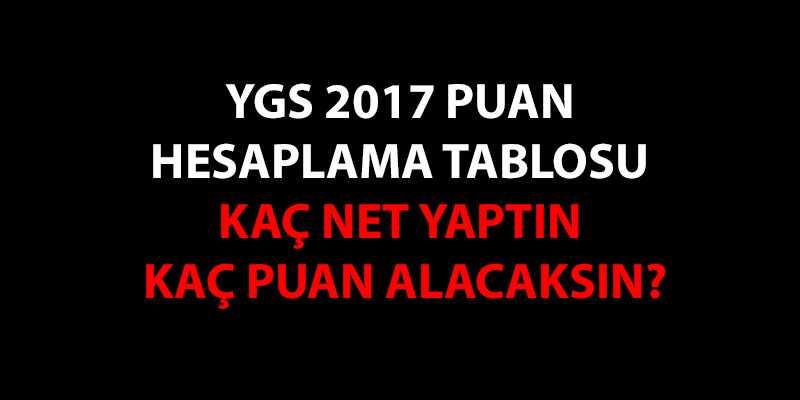 YGS 2017 puan hesaplama SYM fotoraflar resimleri