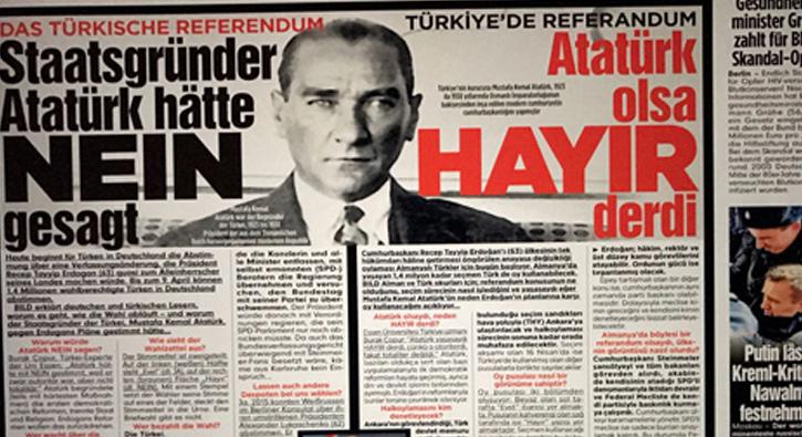 Bild gazetesinden 'Atatrk'l hayr kampanyas'