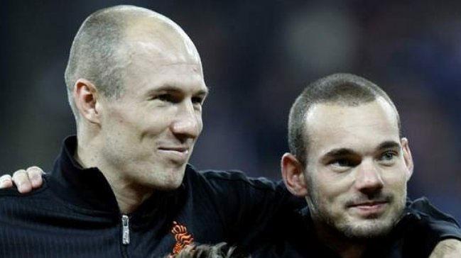 Hollanda'nn teknik direktrn Sneijder ve Robben seecek!