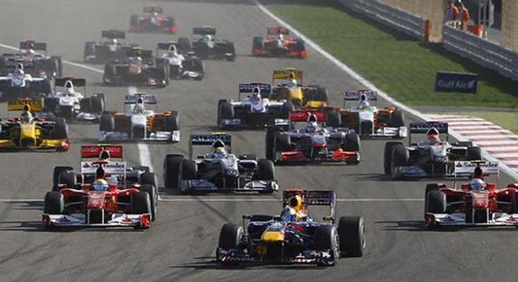Bahreyn Grand Prix'sinde Sebastian Vettel birinci oldu