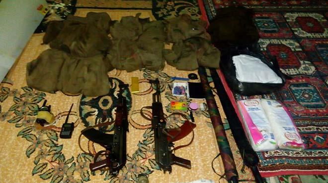 PKK'l terristler silahlar ve mhimmatlar bakn nereye gizlemi
