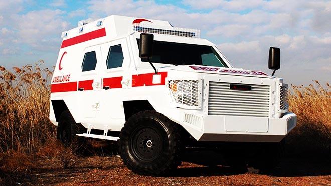Katmerciler'in zrhl ambulans IDEF'17'de grcye kacak