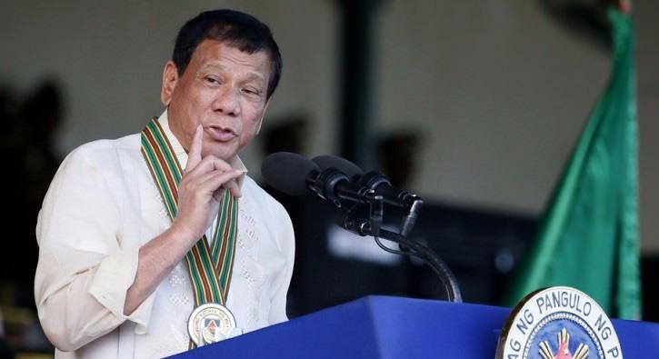 Duterte ate pskrd: Sizi sirke ve tuzla yerim