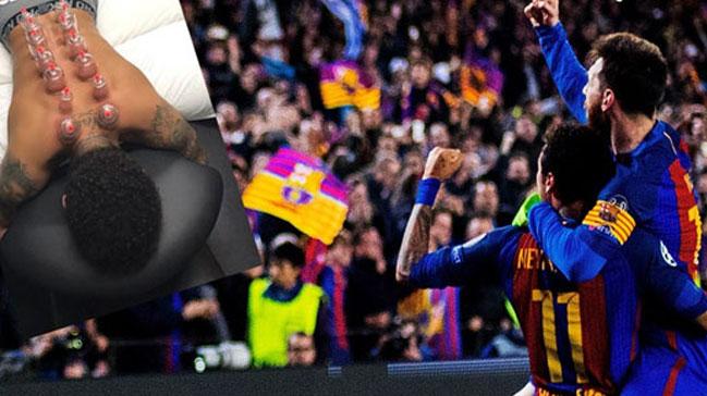Barcelona'nn yldz Neymar Trk usul kupa ektirdi