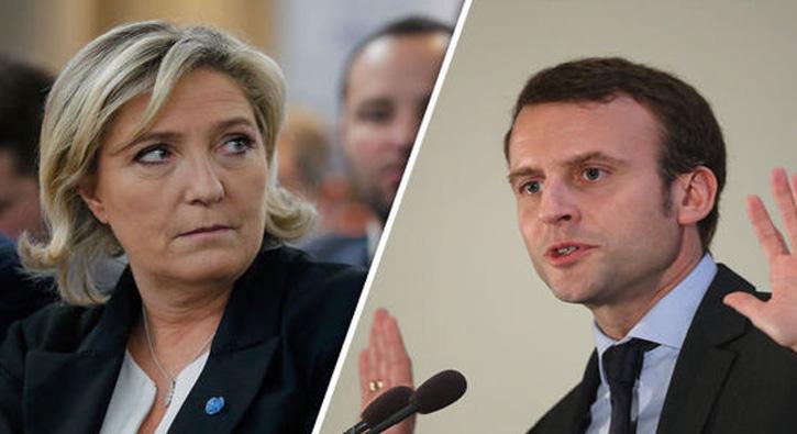 Fransa'da cumhurbakan seimin ilk tur resmi sonular akland