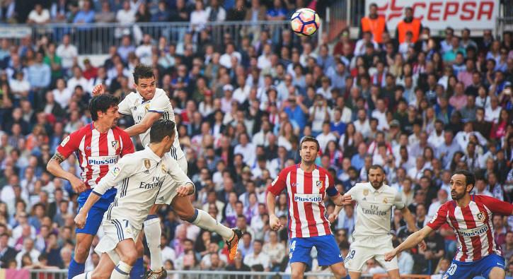 Real Madrid Atletico Madrid canl yayn nefes kesti