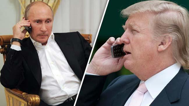 Trump, Putin ile telefonda Suriye'yi grt