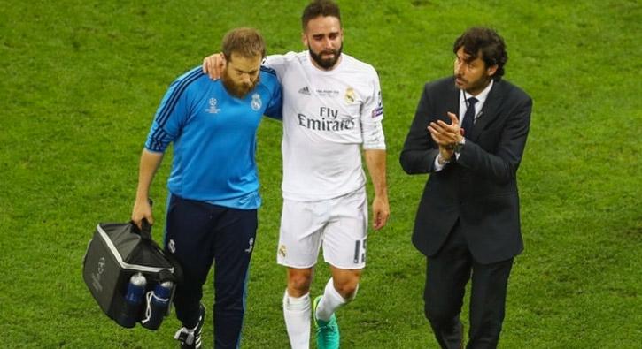 Real Madrid'de Dani Carvajal sezonu kapatt