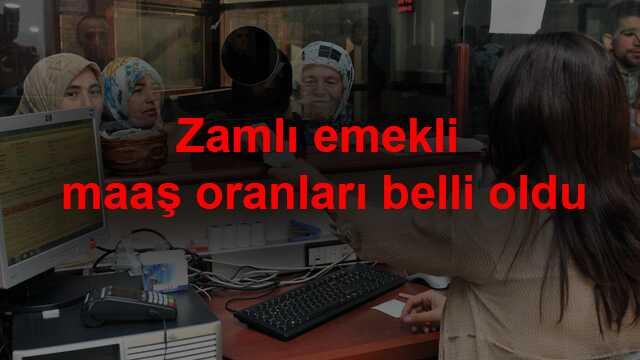 Temmuz ay 2017 son dakika emekli maa ne kadar emekli zamm ka TL 