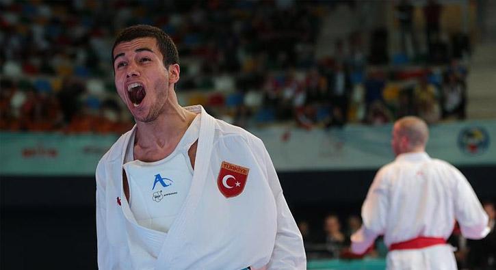 Avrupa Karate ampiyonas'nda Burak Uygur'dan altn madalya