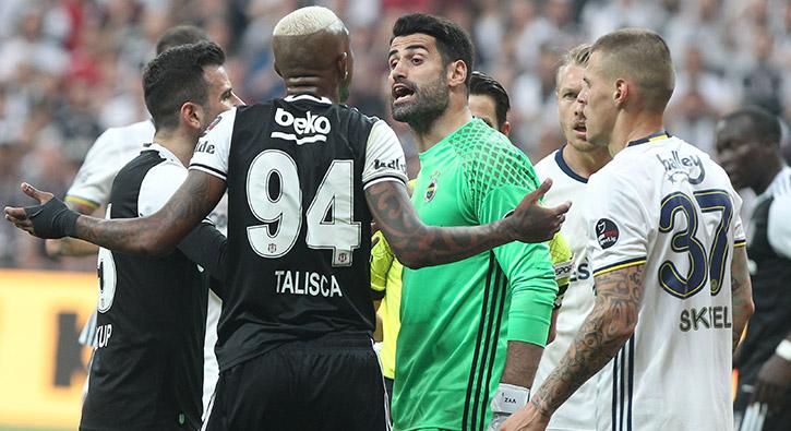 Derbide Talisca ile Volkan Demirel tartt