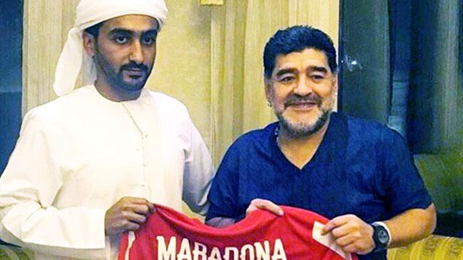 Diego Maradona El-Fujairah takmnn bana geti