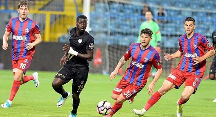 Karabkspor sahasnda Osmanlspor'u 1-0 malup etti