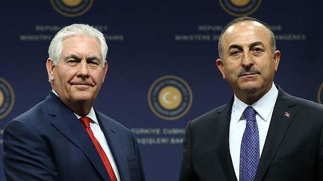  Dileri Bakan Mevlt avuolu, ABD'li mevkida Rex Tillerson ile grt