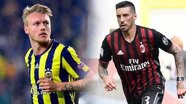 Milan Kjaer'e karlk Fenerbahe'ye Sosa'y nerdi