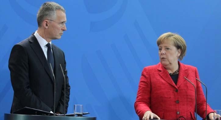 Stoltenberg ve Merkel'den aklama! Biz yokuz