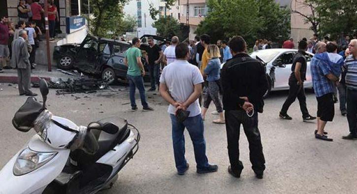 stanbul Kartal'da alnt arala kamaya alanlara polis ate aarak durdurmak istedi