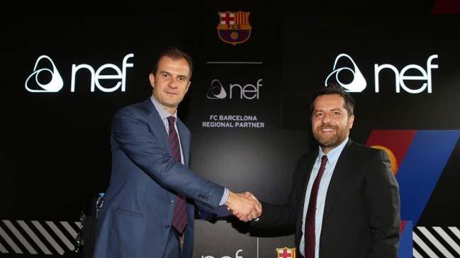 Nef Barcelona ile sponsorluk anlamas imzalad