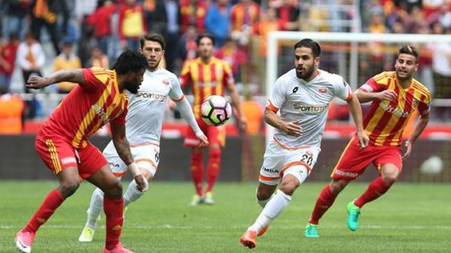 Kayserispor - Adanaspor: 1-1