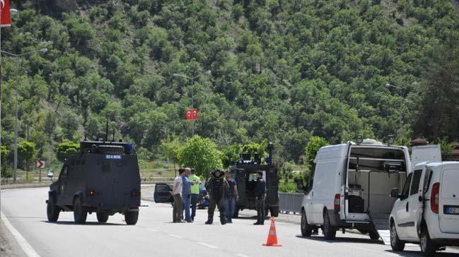 Tunceli'de pheli ara polisi alarma geirdi