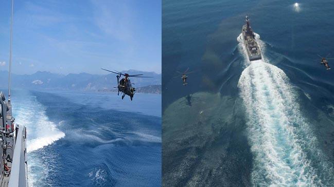 Milli helikopter ATAK, Akdeniz'deki eitimlere katld