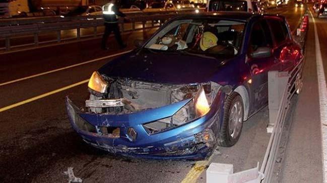 Bahelievler'de trafik kazas:1 yaral