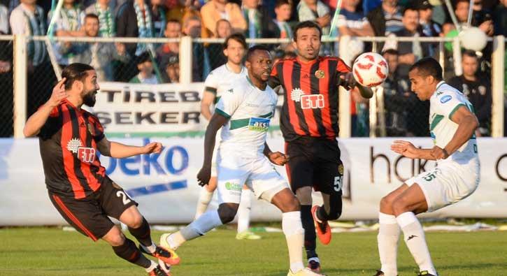 Giresunspor sahasnda Eskiehirspor ile 3-3 berabere kald