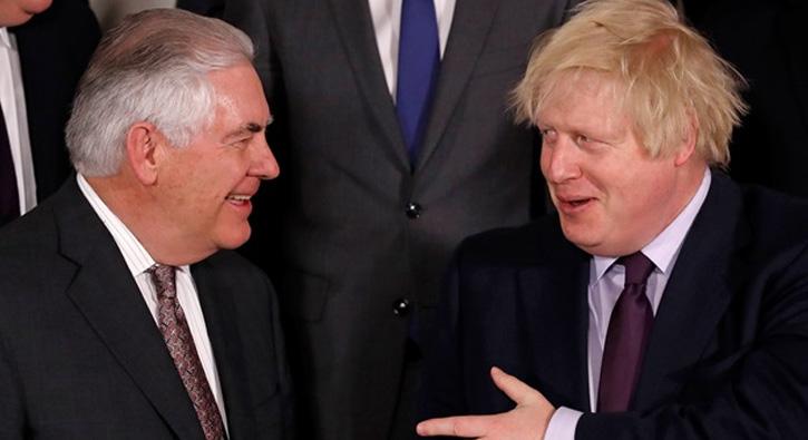 ABD Dileri Bakan Tillerson'dan Londra'ya ilk resmi ziyaret