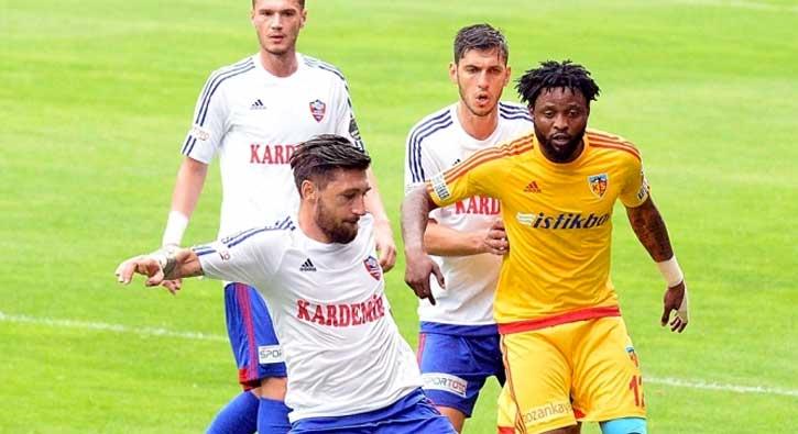 Kardemir Karabkspor, sahasnda Kayserispor ile 2-2 berabere kald