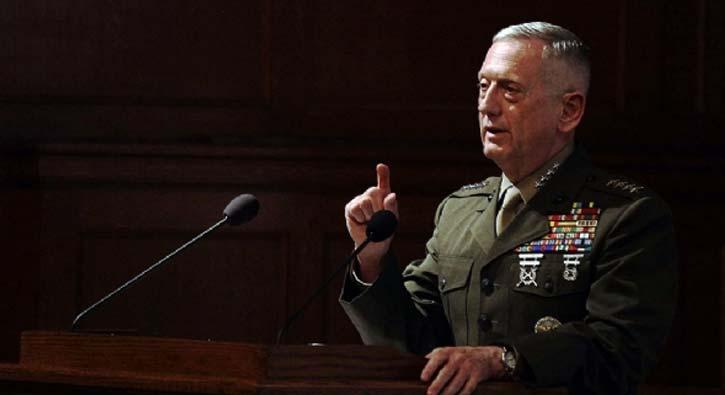 ABD Savunma Bakan Mattis: Kuzey Kore ile savamamz, in ve Rusya'y da felakete srkler