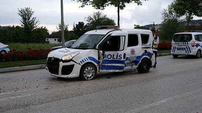 Polis arac aydnlatma direine arpt: 1 yaral