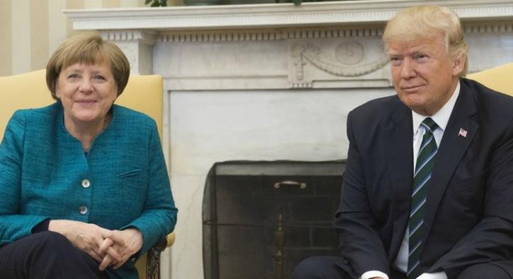 Beyaz Saray'dan Almanya aklamas: Trump ile Merkel ok iyi anlayor 