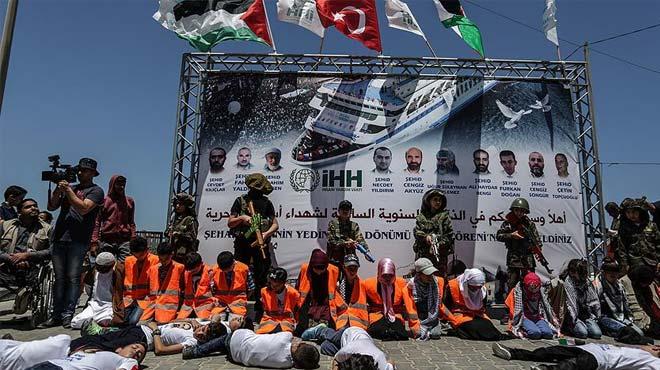 Mavi Marmara saldrsnn 7. ylnda Gazze'de anma etkinlii