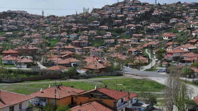 Ankara'nn Altnda ilesinin baz blgeleri riskli alan ilan edildi