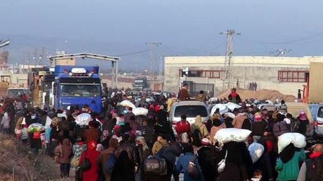 Rakka'dan sivil kalar sryor say 200 bini buldu