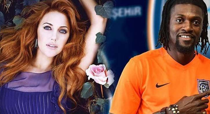 Meryem Uzerli ve Adebayor karlkl takibe balad