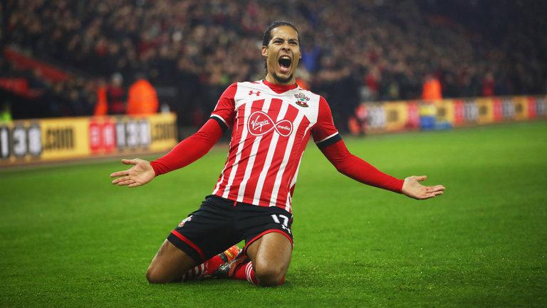 Virgil van Dijk iin Southampton ve Liverpool birbirine girdi