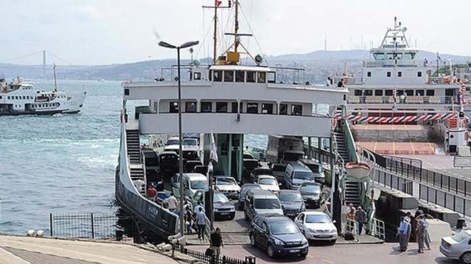 Boaz'da TIR ve kamyonlara arabal vapur yasa