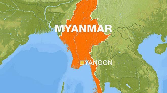 Myanmar'da kaybolan ve 116 kiiyi tayan uan enkazna ulald 