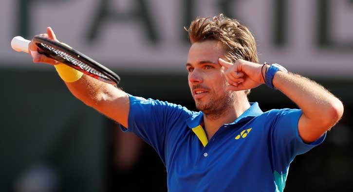 Roland Garros tek erkeklerde Andy Murray'i yenen Stan Wawrinka adn finale yazdrd